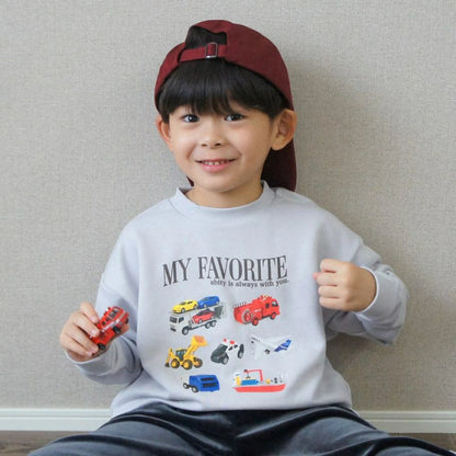 日本童裝 Branshes aBity select.印花衛衣 90-130cm 男童款 冬季 TOPS