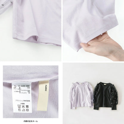 日本童裝 Branshes 薄紗長袖上衣 80-150cm 女童款 冬季 TOPS