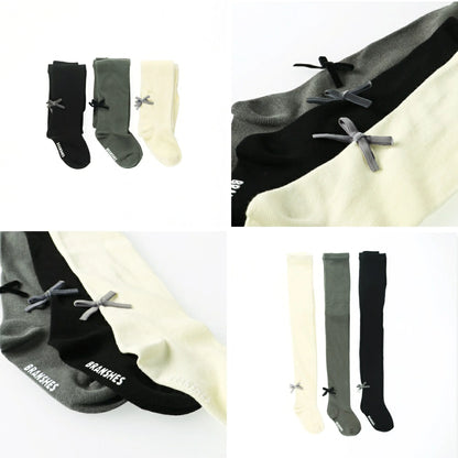日本童裝 Branshes 蝴蝶結襪褲 85-135cm 女童款 冬季 PANTS