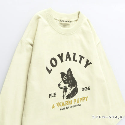 日本童裝 Branshes 印花長袖上衣 80-150cm 男童款 冬季 TOPS