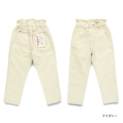 日本童裝 Branshes 燈芯絨馬卡龍長褲 90-150cm 女童款 冬季 PANTS