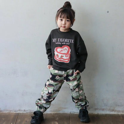 日本童裝 Branshes aBity select.印花衛衣 90-130cm 男童款/女童款 冬季 TOPS