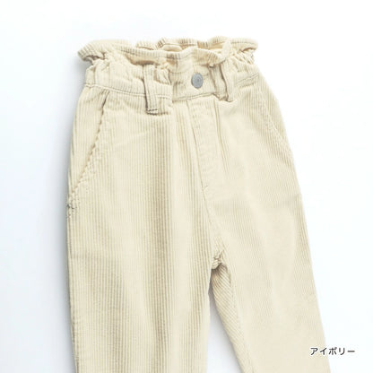 日本童裝 Branshes 燈芯絨馬卡龍長褲 90-150cm 女童款 冬季 PANTS