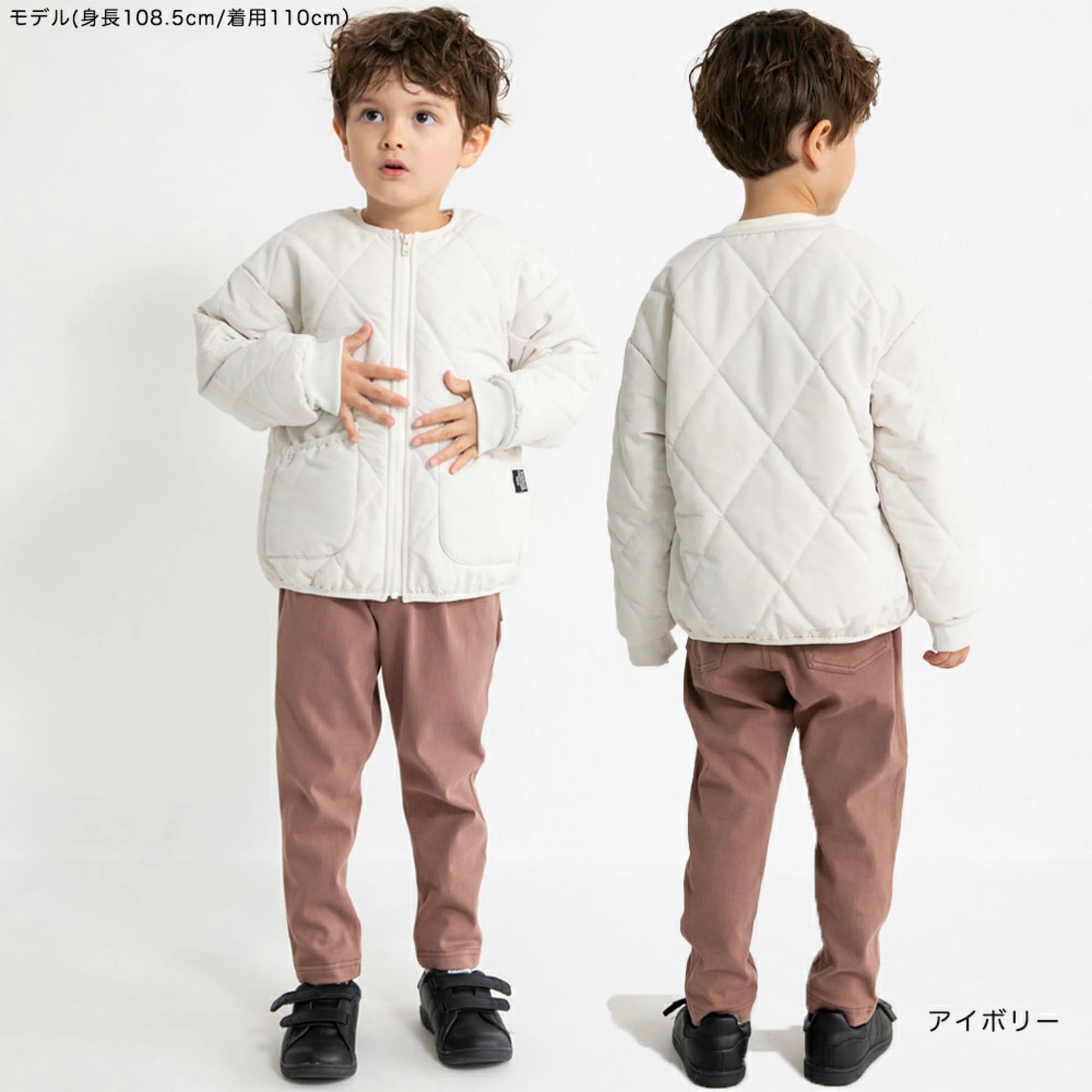 日本童裝 Branshes 絎夾棉外套 90-150cm 男童款  冬季 OUTERWEAR