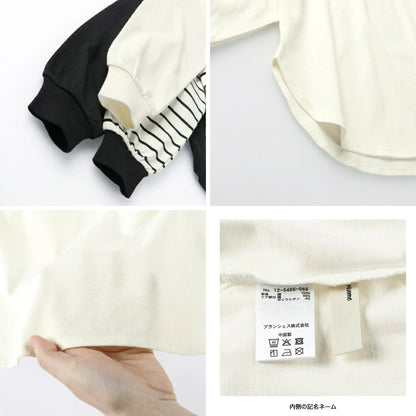 日本童裝 Branshes 長款上衣 80-150cm 女童款 冬季 TOPS