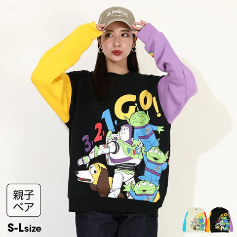 日本童裝 BDL x Disney Toy Story 親子裝 抓毛衛衣 S-L 大人款 冬季 TOPS