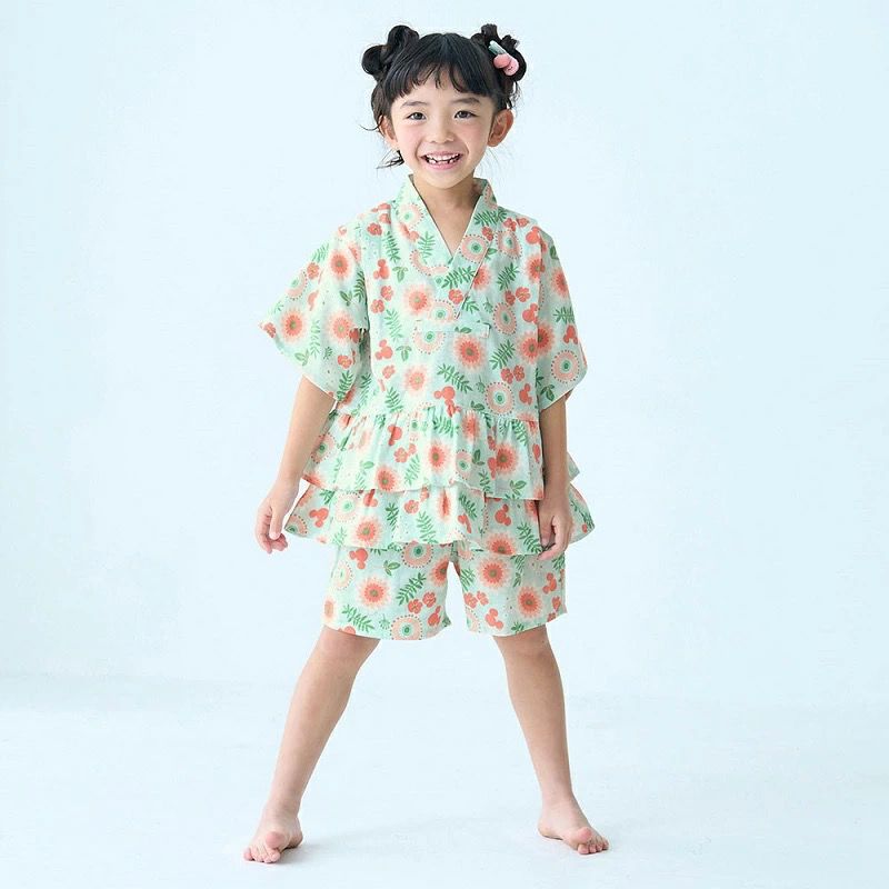 日本童裝 Disney 親子裝 日本甚平 日本和服 100-150cm 女童款 夏季 其他品牌童裝 TOPS PANTS 日本夏祭慶典特輯