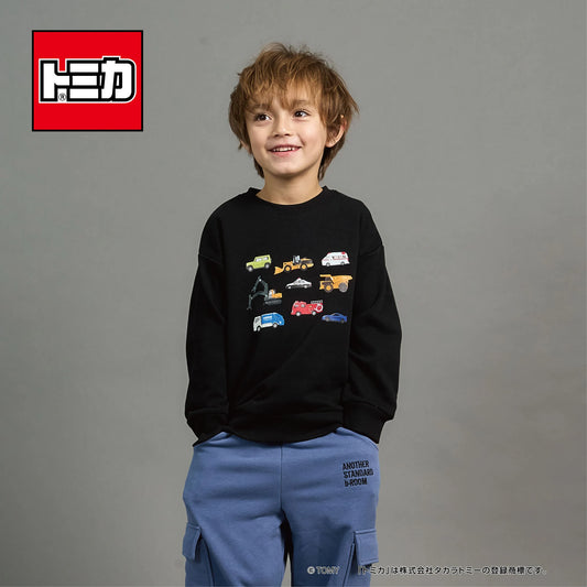 日本童裝 b・R# x Tomica 速乾系列 車車衛衣 90-130cm 男童款 冬季 TOPS