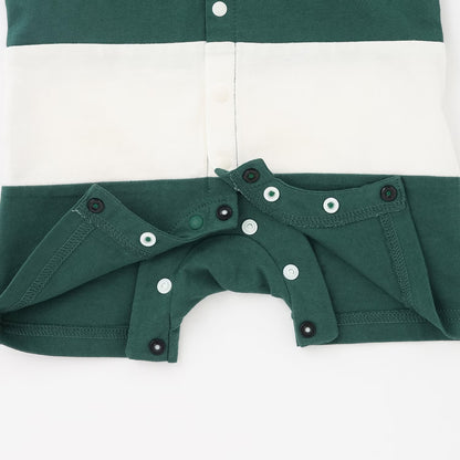 日本童裝 pe#main 熊仔polo連衣 70-80cm 男童款 初生嬰兒 夏季 Jumpsuit