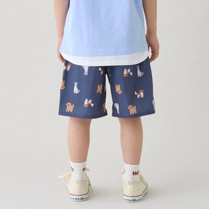 日本童裝 b・R# 接觸冷感 休閒短褲 100-140cm 男童款 夏季 PANTS