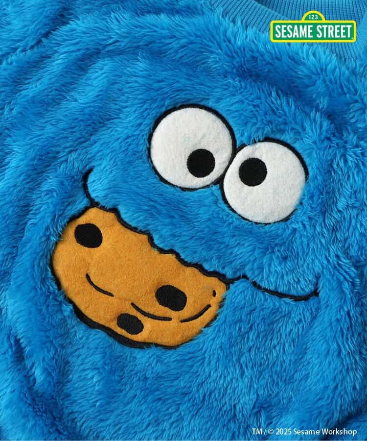 日本童裝 BREEZE x Sesame Street 毛毛上衣 80-140cm 男童款/女童款 冬季 TOPS