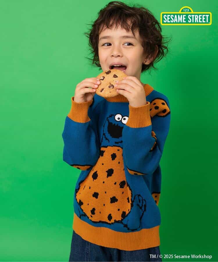 日本童裝 BREEZE x Sesame Street 冷衫 80-140cm 男童款/女童款 冬季 TOPS