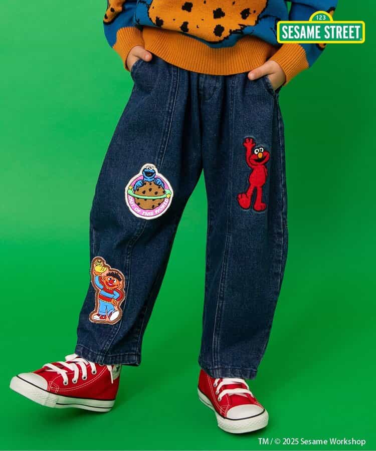 日本童裝 BREEZE x Sesame Street 休閒長褲 80-140cm 男童款/女童款 冬季 PANTS