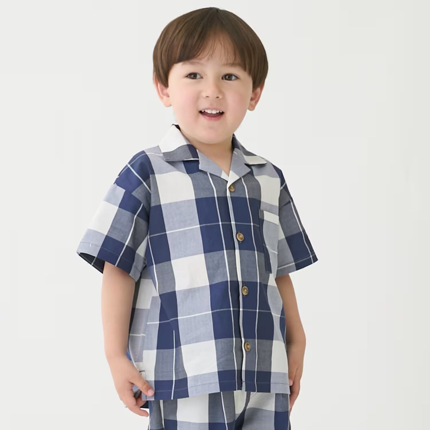 日本童裝 pe#main 各種圖案短袖襯衫 80-130cm 男童款 夏季 TOPS