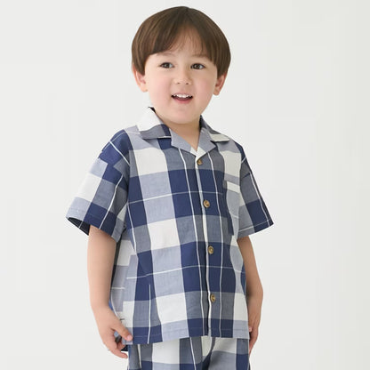 日本童裝 pe#main 各種圖案短袖襯衫 80-130cm 男童款 夏季 TOPS