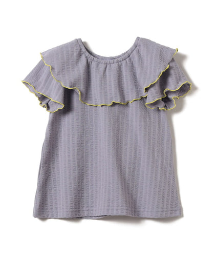 日本童裝 BE#AMS mini 花邊領上衣 90-140cm 女童款 夏季 TOPS