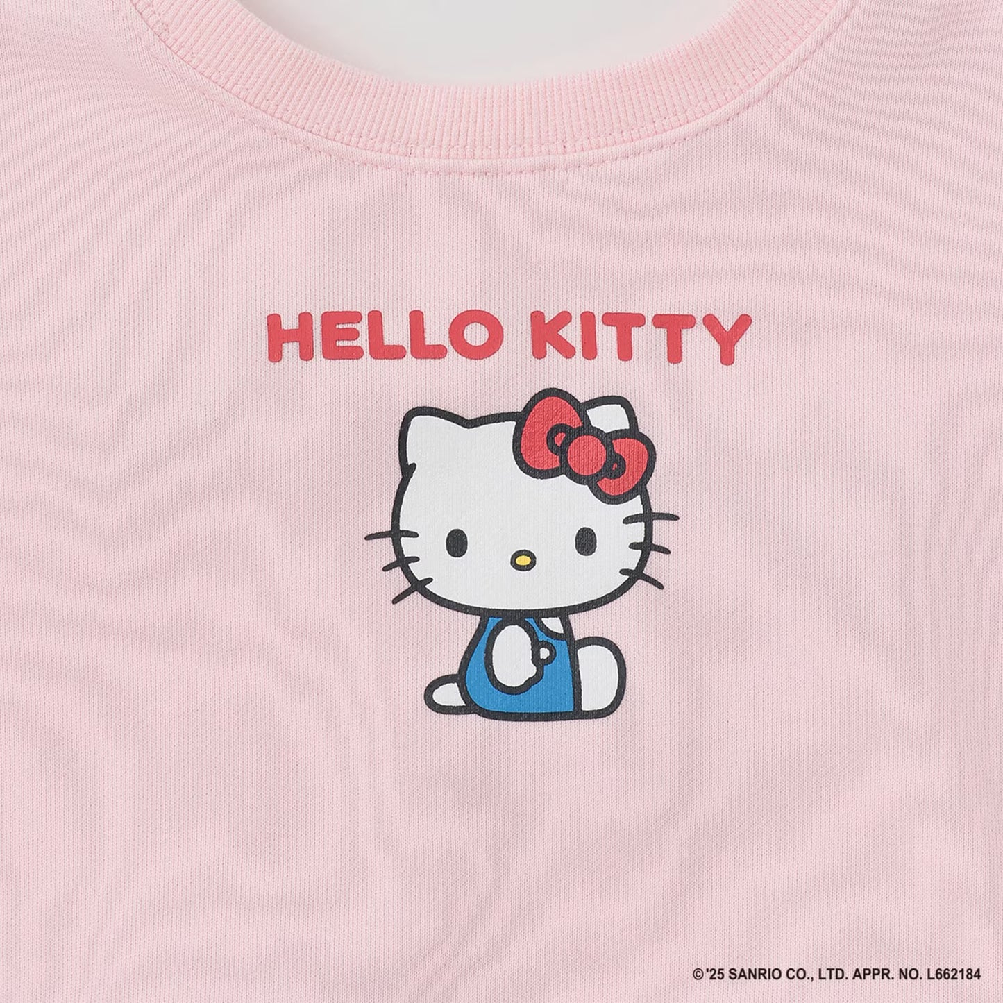 日本童裝 Ly# mine x Sanrio 速乾系列 2Way 前後兩著 Hello Kitty 3D絲帶衛衣 100-140cm 女童款 冬季 TOPS