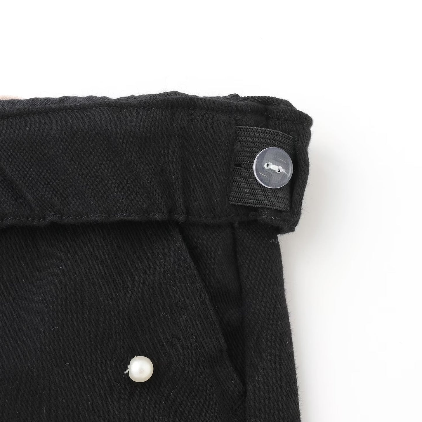 日本童裝 pe#main 珍珠喇叭長褲 80-130cm 女童款 冬季 PANTS