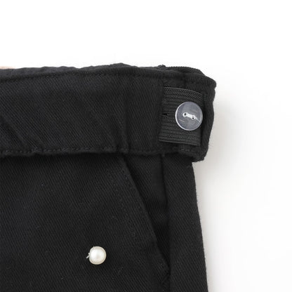 日本童裝 pe#main 珍珠喇叭長褲 80-130cm 女童款 冬季 PANTS