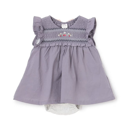 日本童裝 pe#main 士多啤梨刺繡連衣 70-80cm 女童款 初生嬰兒 夏季 Jumpsuit