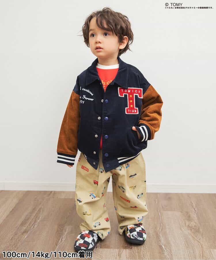 日本童裝 BREEZE x TOMICA 夾棉翻貨外套 80-130cm 男童款 冬季 (適合初秋、香港平均溫度、寒冷天氣）OUTERWEAR
