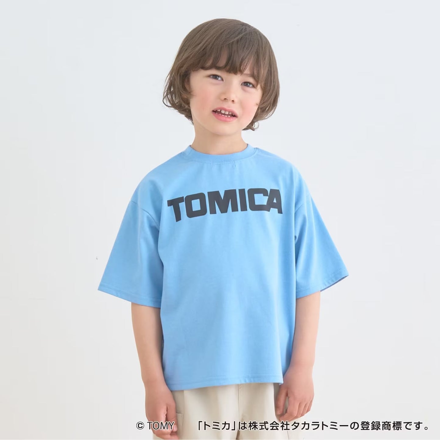 日本童裝 b・R# x Tomica 防污系列 速乾系列 防UV 2Way 前後兩著 印花上衣 90-130cm 男童款 夏季 TOPS