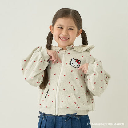 日本童裝 Ly# mine x Sanrio 花邊口袋衛衣外套 90-140cm 女童款 秋季 OUTERWEAR