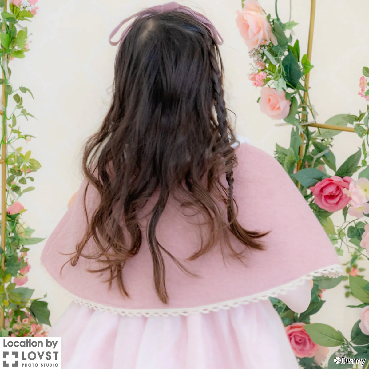 日本童裝 pe#main x Disney Princess 公主披風 80-130cm 女童款 秋季 OUTERWEAR