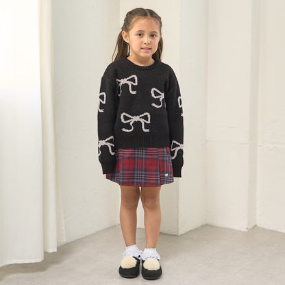 日本童裝 Ly# mine 閃閃蝴蝶結針織毛衣 110-140cm 女童款 冬季 TOPS