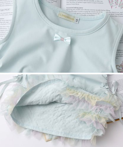 日本童裝 panpantutu 背心拼紗紗tutu連身裙 80-140cm 女童款 夏季 DRESSES
