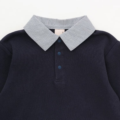 日本童裝 pe#main x Chiikawa 假兩件拼接上衣 80-110cm 男童款 夏季 TOPS