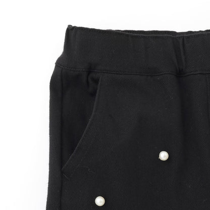 日本童裝 pe#main 珍珠喇叭長褲 80-130cm 女童款 冬季 PANTS