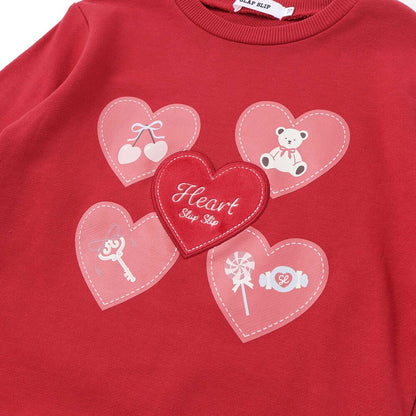 日本童裝  SLAP SLIP 印靴圖案上衣 80-130cm 女童款 冬季 TOPS