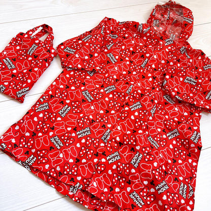 現貨區1-2日寄出--日本童裝 Akachan x Diseny 雨衣 100/110/120cm 下雨天系列