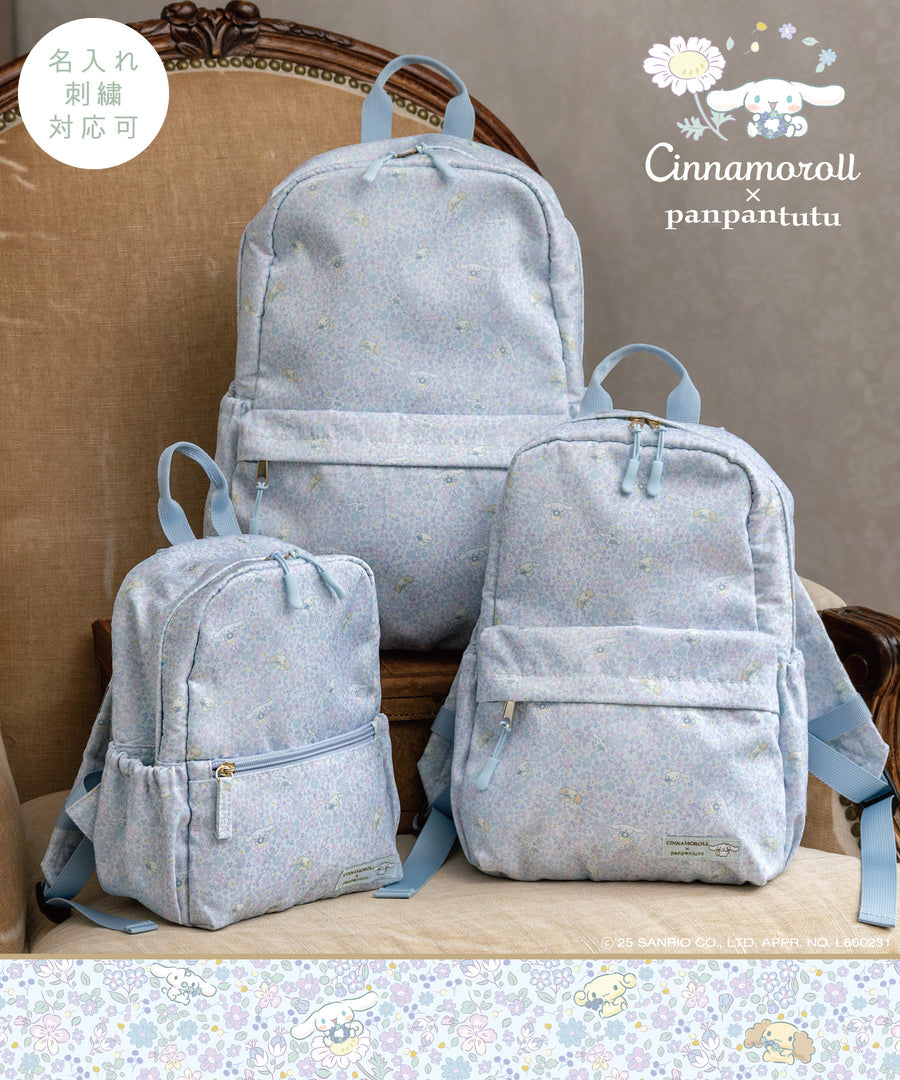 日本直送 panpantutu x Sanrio Cinnamoroll 防水系列 可繡名 背囊 S-L 包系列 其他品牌