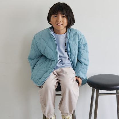 日本童裝 b・R# 絎縫夾棉外套 100-140cm 男童款 冬季(適合初秋、香港平均溫度、寒冷天氣）OUTERWEAR 【日本預售：2026年9月中旬】