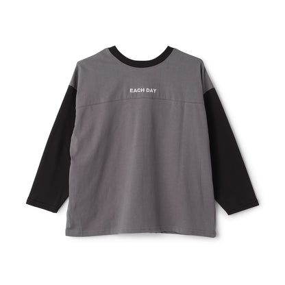 日本童裝 b・R# 防污系列 吸水速乾系列 防UV 拼色上衣 110-140cm 男童款 秋季 TOPS