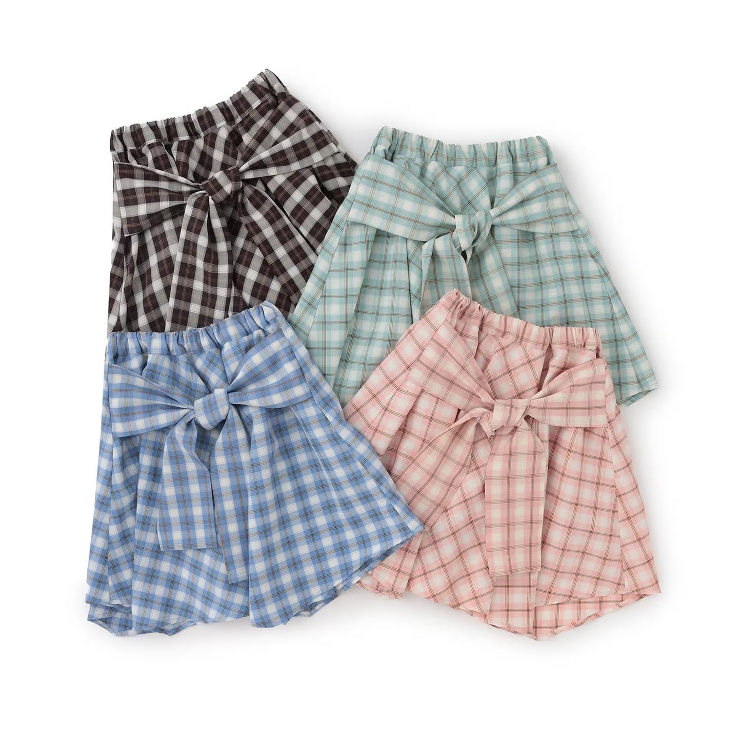 Japanese children's clothing Ly# mine tank top and shorts set 100-150cm girls summer TOPS PANTS 
