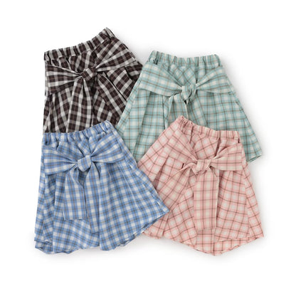 Japanese children's clothing Ly# mine tank top and shorts set 100-150cm girls summer TOPS PANTS 