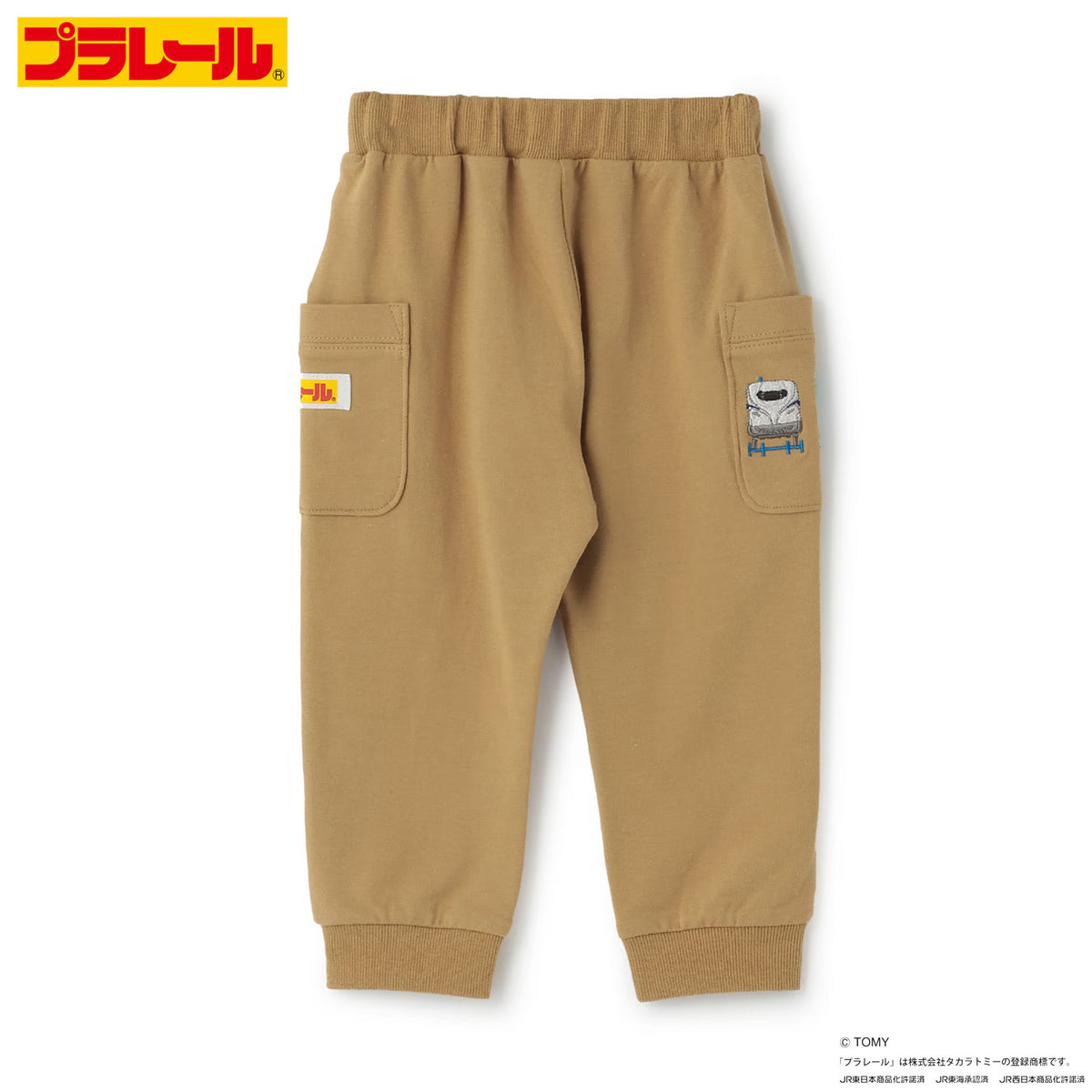 日本童裝 pe#main x 新幹線 雙口袋長褲 80-130cm 男童款 秋季 TOPS 鐵路系列