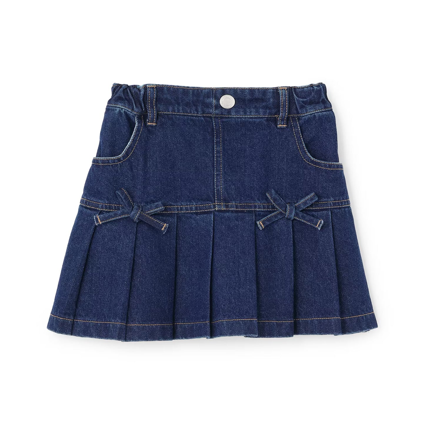 日本童裝 Ly# mine 牛仔百摺裙 100-140cm 女童款 秋季 SKIRTS