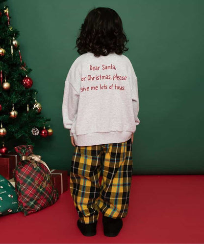 日本童裝 BREEZE 聖誕襪口袋衛衣 80-140cm 男童款/女童款 冬季 Tops Christmas 聖誕快樂特輯 聖誕服裝/飾物配件