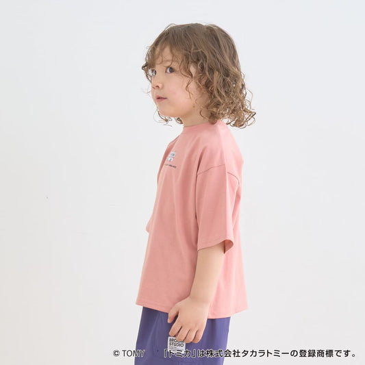 日本童裝 b・R# x Tomica 防污系列 速乾系列 防UV 2Way 前後兩著 印花上衣 90-130cm 男童款 夏季 TOPS