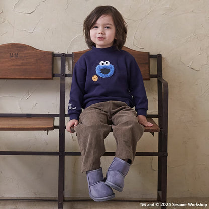 日本童裝 pe#main x SESAME STREET 芝麻街衛衣 80-130cm 男童款/女童款 冬季 TOPS