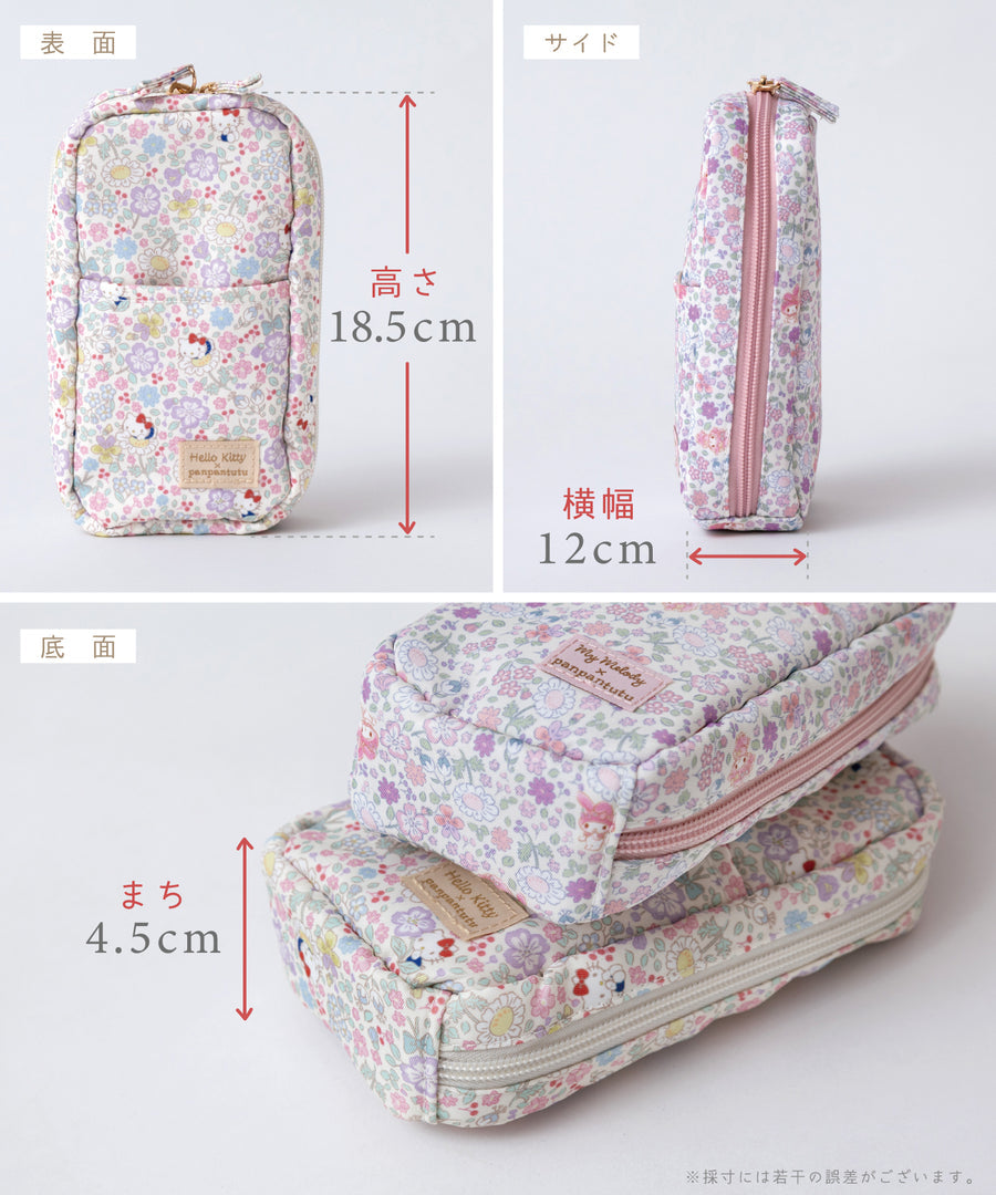 日本直送 panpantutu x Sanrio My Melody Hello Kitty 化妝袋/筆袋 文具系列