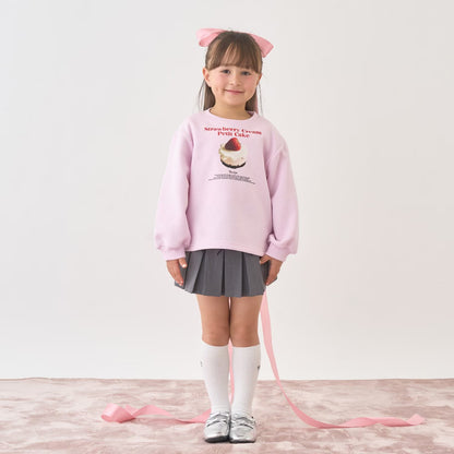 日本童裝 Ly# mine 百摺短裙 100-150cm 女童款 冬季 SKIRTS 聖誕紅/新年紅