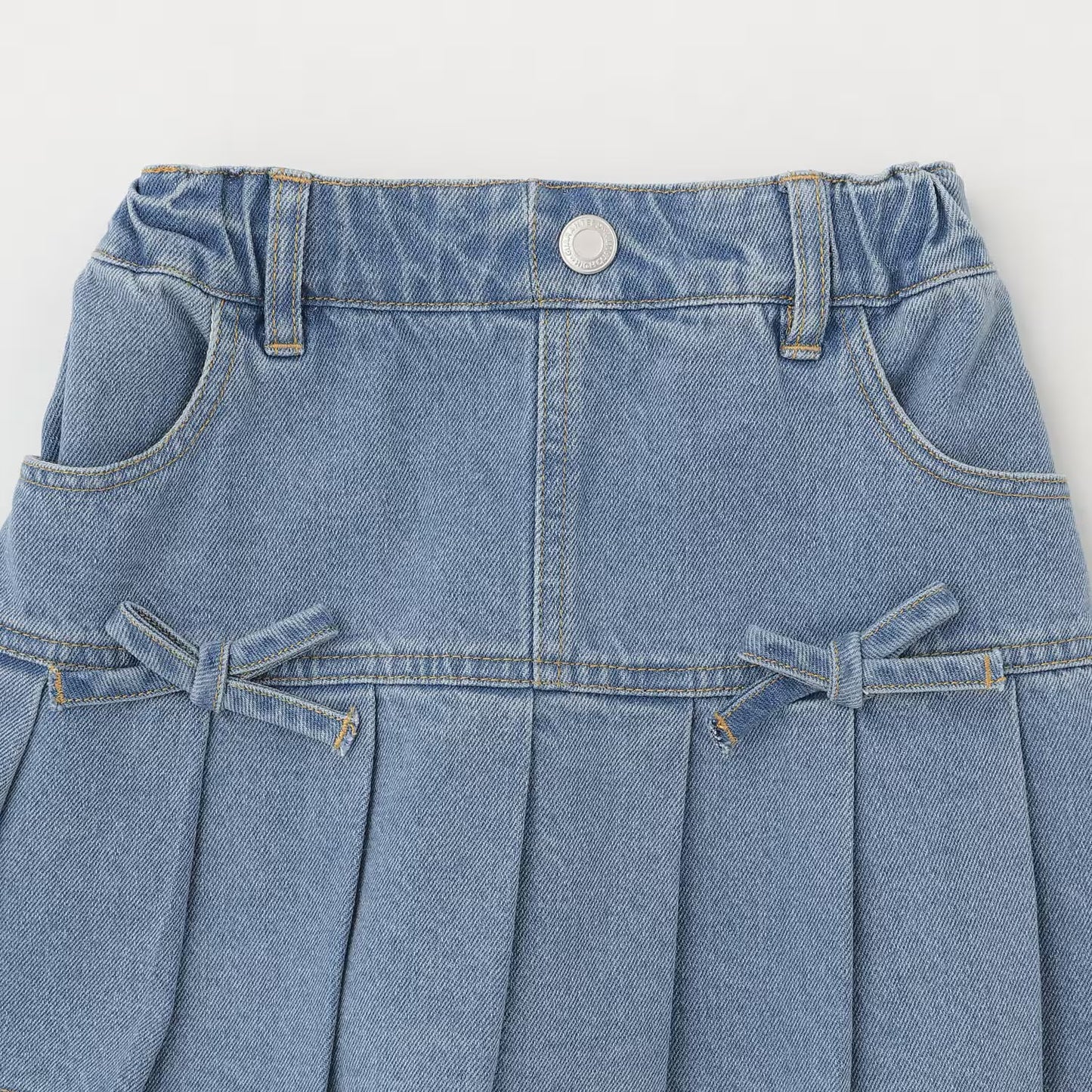 日本童裝 Ly# mine 牛仔百摺裙 100-140cm 女童款 秋季 SKIRTS