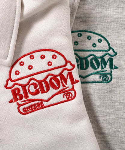 日本童裝 apres les cours x DomDom漢堡 半拉鍊衛衣 80-130cm 男童款/女童款 冬季 TOPS