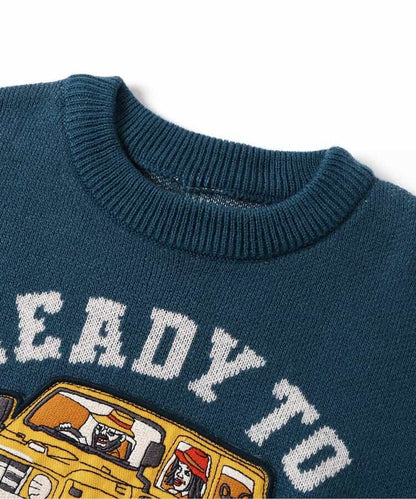 日本童裝 BREEZE x Jimny 衛衣 80-140cm 親子裝 男童款/女童款 冬季 Tops