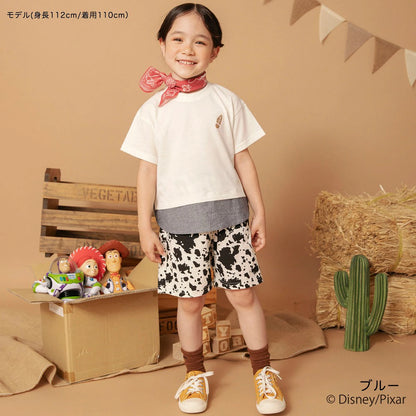 日本童裝 Branshes x Disney ToyStory 撞色拼接上衣 90-140cm 男童款/女童款 夏季 TOPS
